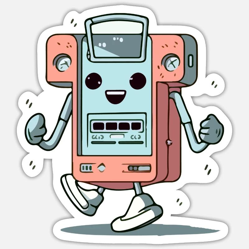 Enea walkman Sticker size S (10 x 10 cm)