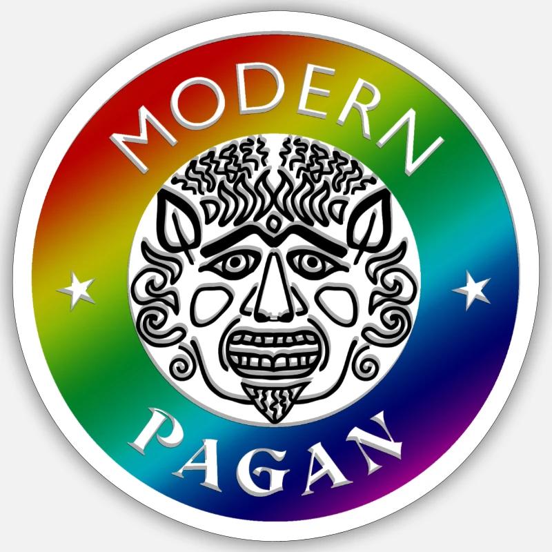 Der moderne Heide Sticker Größe S (10 x 10 cm)