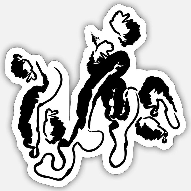 Sticker Größe S (10 x 10 cm) - 