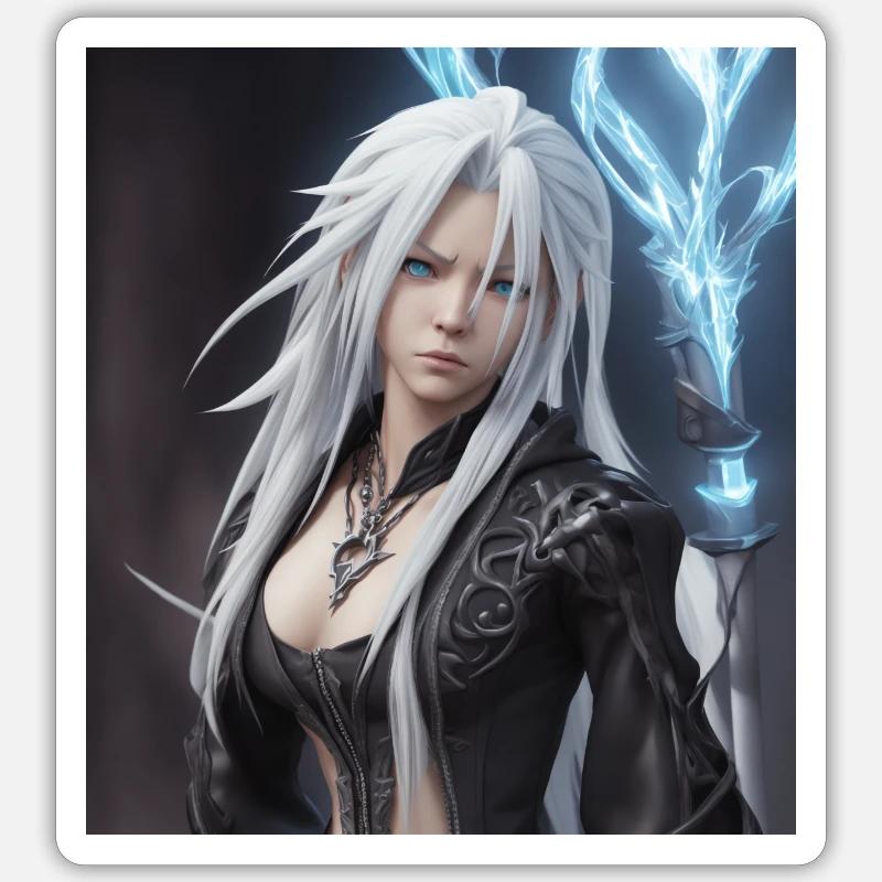 AI 3D Version 33 Sticker Größe S (10 x 10 cm)