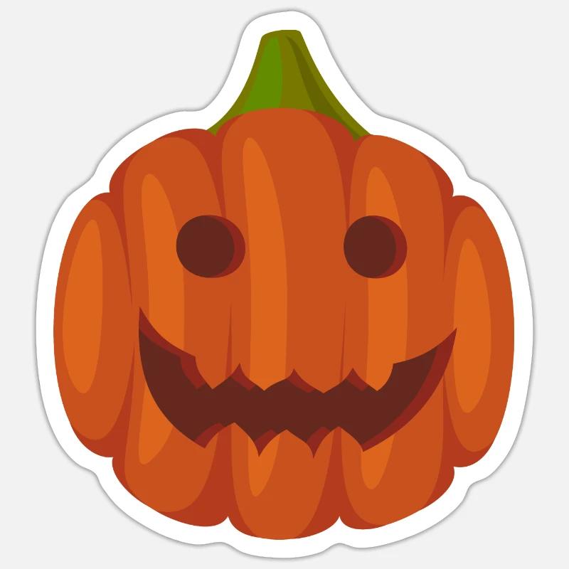 Helloween - Sticker Größe S (10 x 10 cm) - Mattweiß
