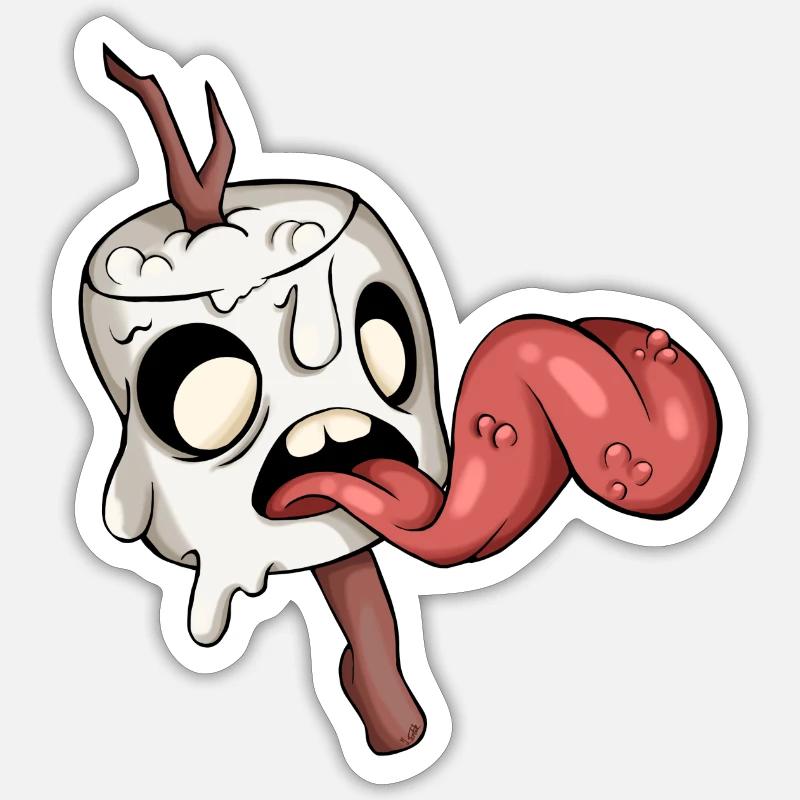 Marshmallow Sticker Größe S (10 x 10 cm)