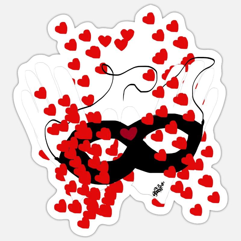 MAG THIEF - Sticker Größe S (10 x 10 cm) - Mattweiß