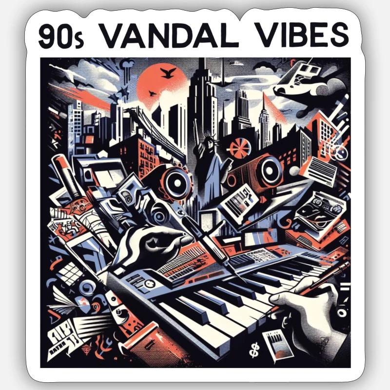 Sticker Größe S (10 x 10 cm) - 