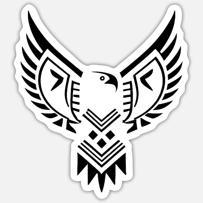 aigle - Sticker taille S (10 x 10 cm) - blanc mat