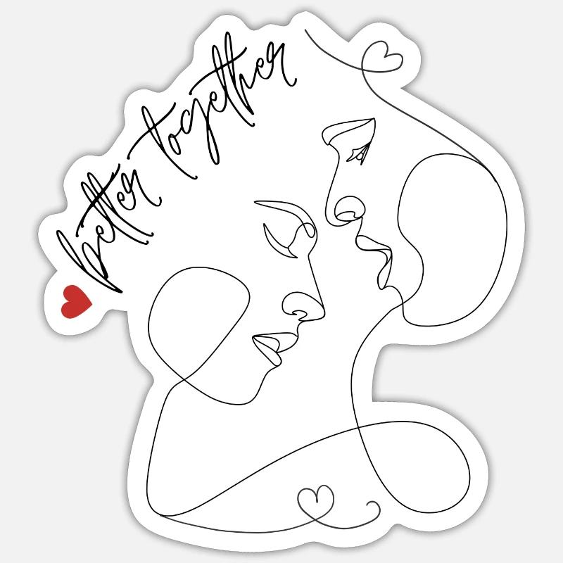 Sticker Größe S (10 x 10 cm) - 