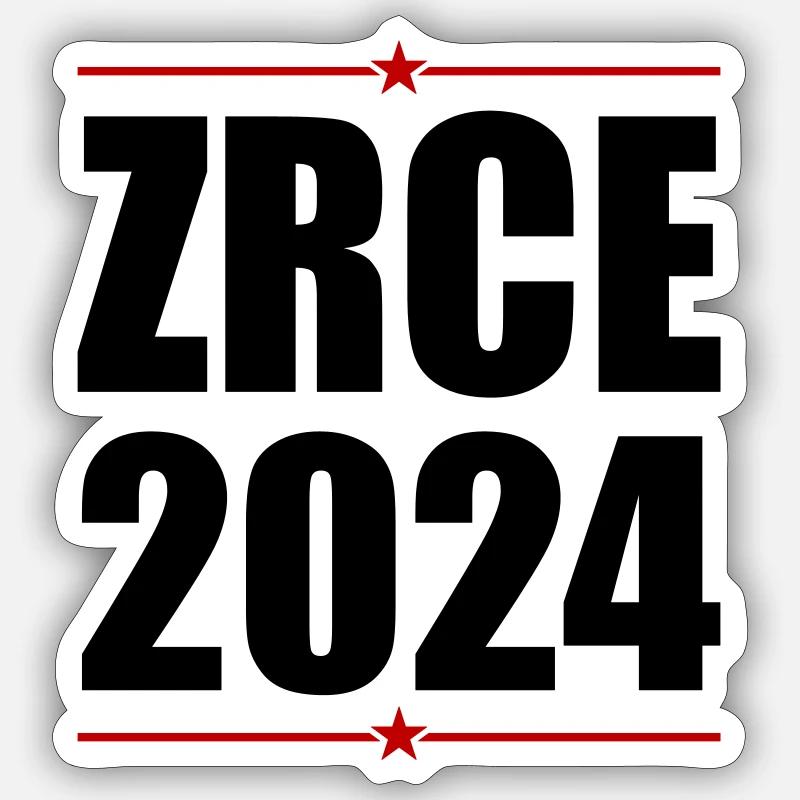 Zrce 2024 - Sticker taille S (10 x 10 cm) - blanc mat