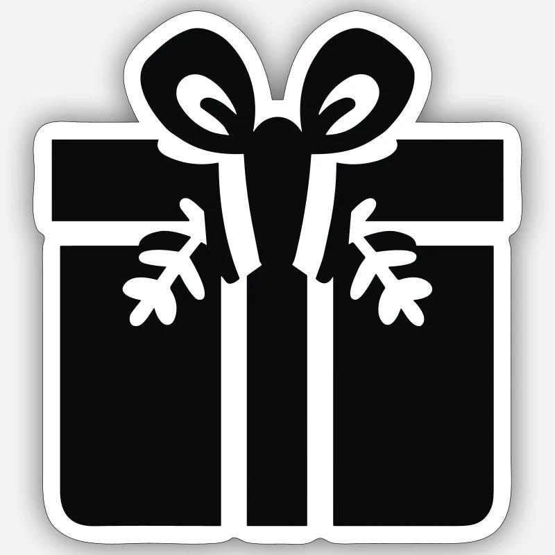 Celebration Box - Sticker size S (10 x 10 cm) - white matte