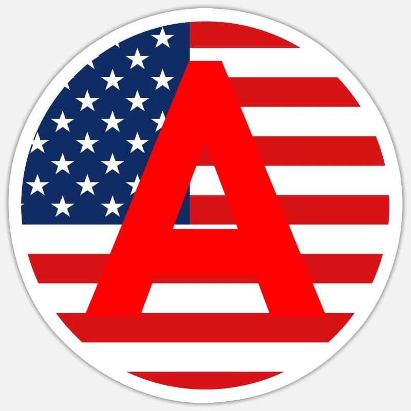 Aufkleber A Sticker Größe S (10 x 10 cm)