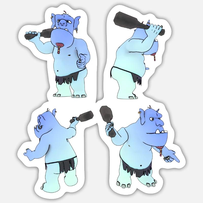 Sticker taille S (10 x 10 cm) - 
