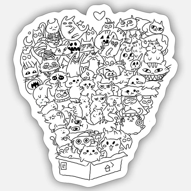 Sticker Größe S (10 x 10 cm) - 