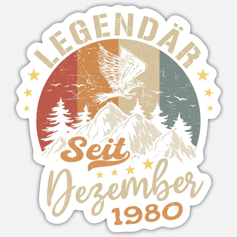 Legendär seit Dezember 1980 limitierte Auflage Sticker Größe S (10 x 10 cm)