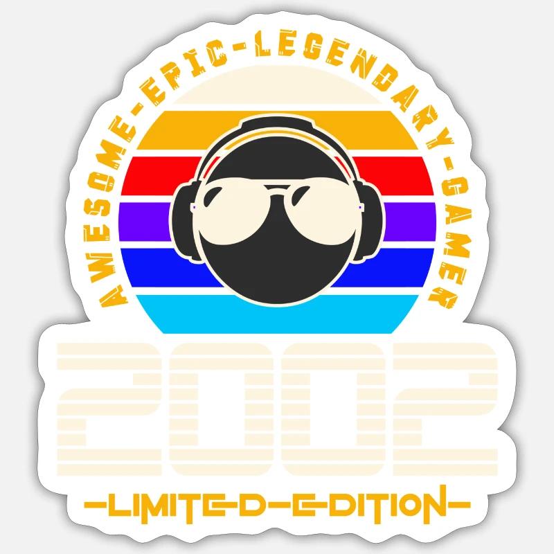 2002 Sticker Größe S (10 x 10 cm)