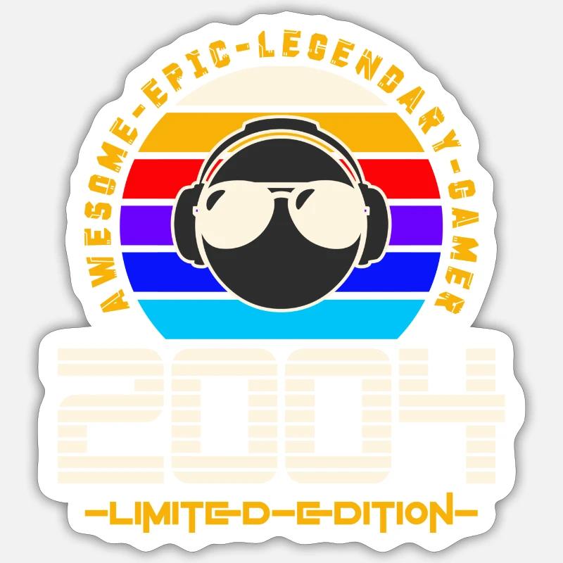 2004 - Sticker Größe S (10 x 10 cm) - Mattweiß