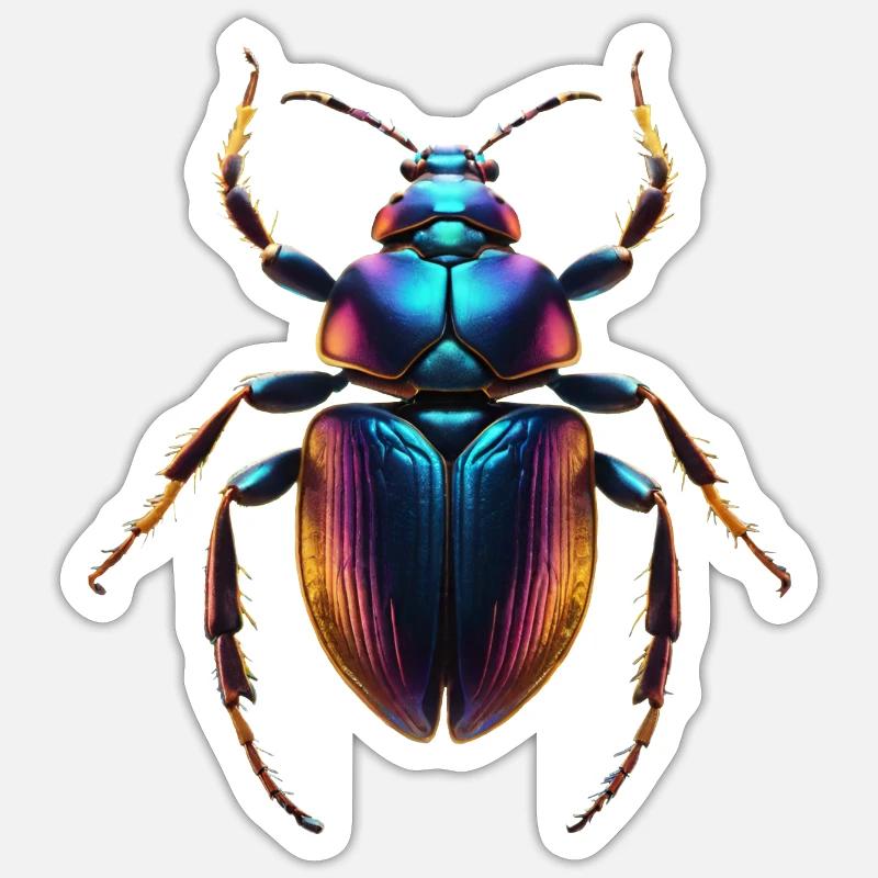 Bug - Sticker Größe S (10 x 10 cm) - Mattweiß