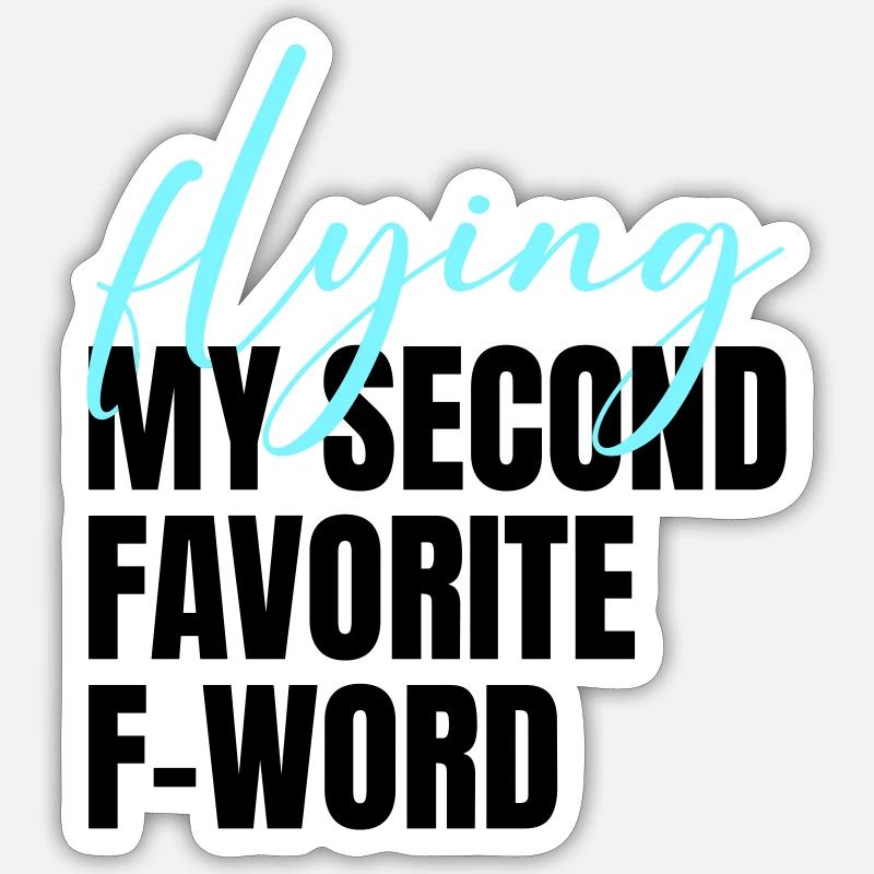 Flyvende ord Sticker