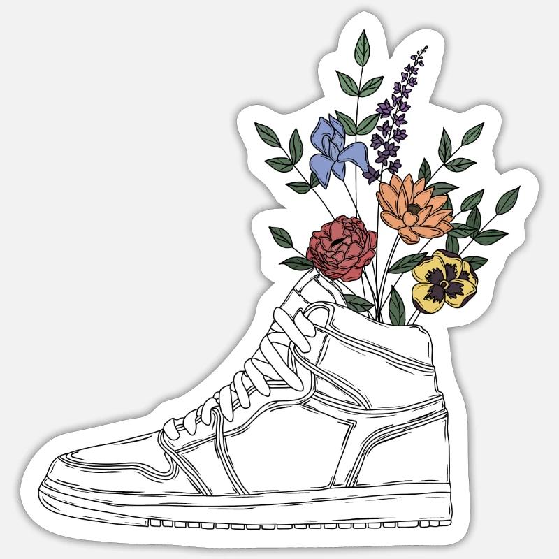 Sneaker Sticker size S (10 x 10 cm)