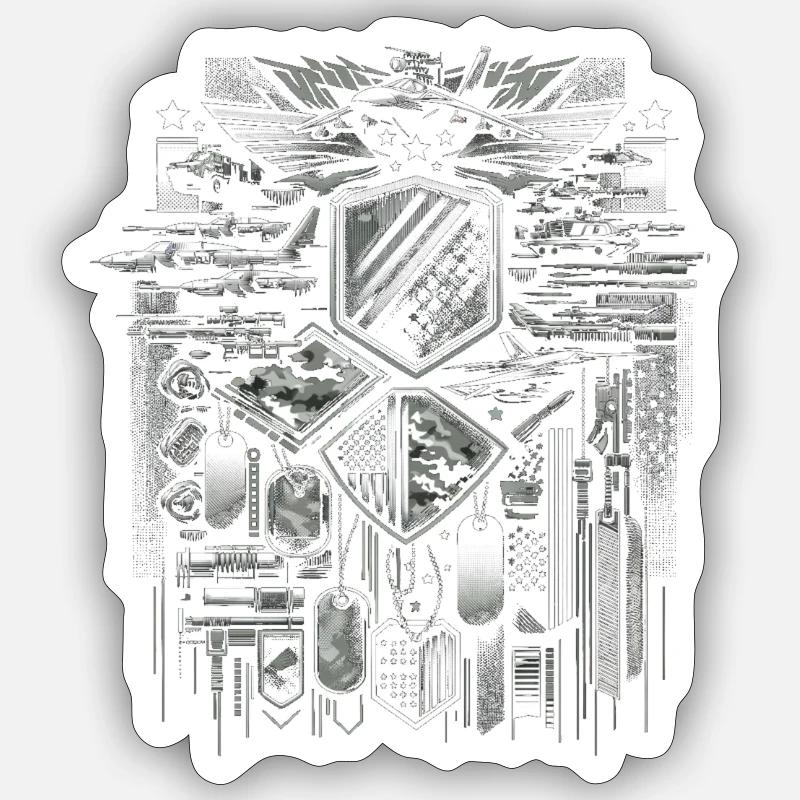 Sticker Größe S (10 x 10 cm) - 