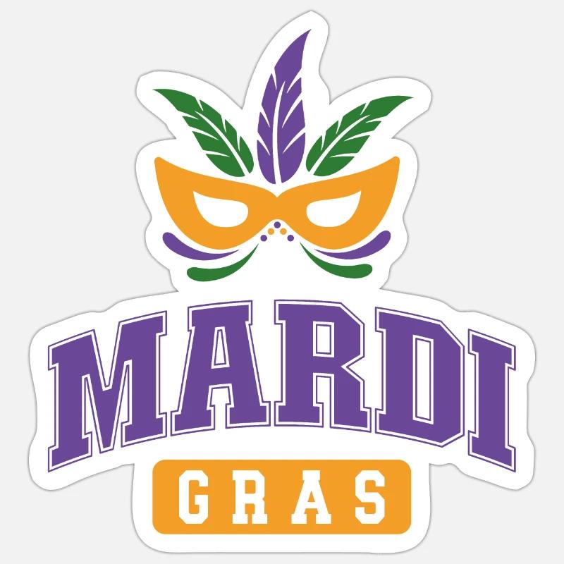 Karneval Sticker Größe S (10 x 10 cm)