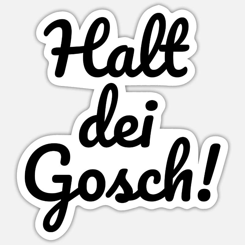 Mannheim Monnem Mannheimat - Sticker taille S (10 x 10 cm) - blanc mat