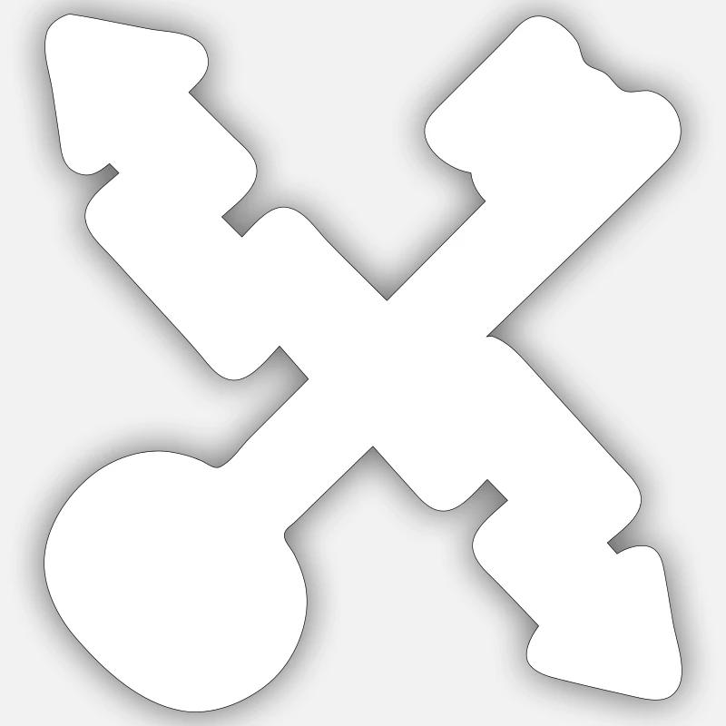 Sticker taille S (10 x 10 cm) - 