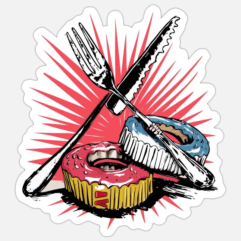 Sticker Größe S (10 x 10 cm) - 