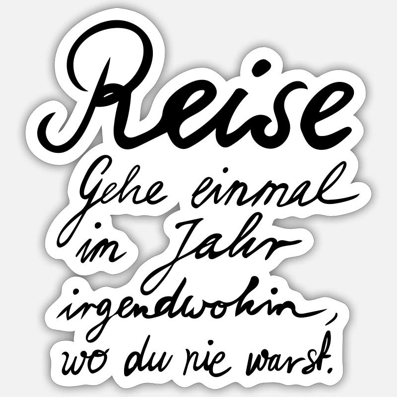 Adventure Trip Sticker size S (10 x 10 cm)