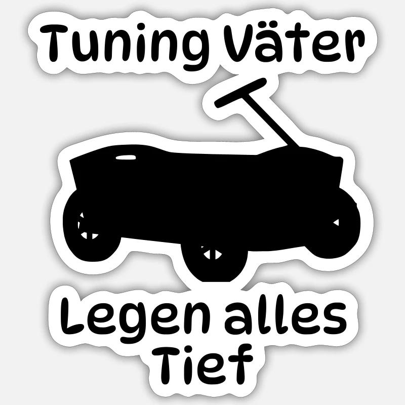 Tuning Väter Tief Sticker Größe S (10 x 10 cm)