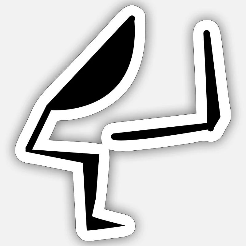 Between Sticker size S (10 x 10 cm)