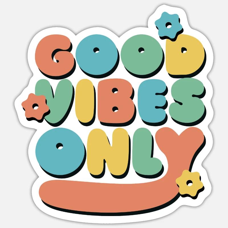seulement - Sticker taille S (10 x 10 cm) - blanc mat