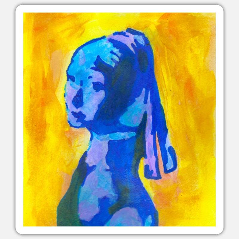 Milchmädchen Sticker Größe S (10 x 10 cm)