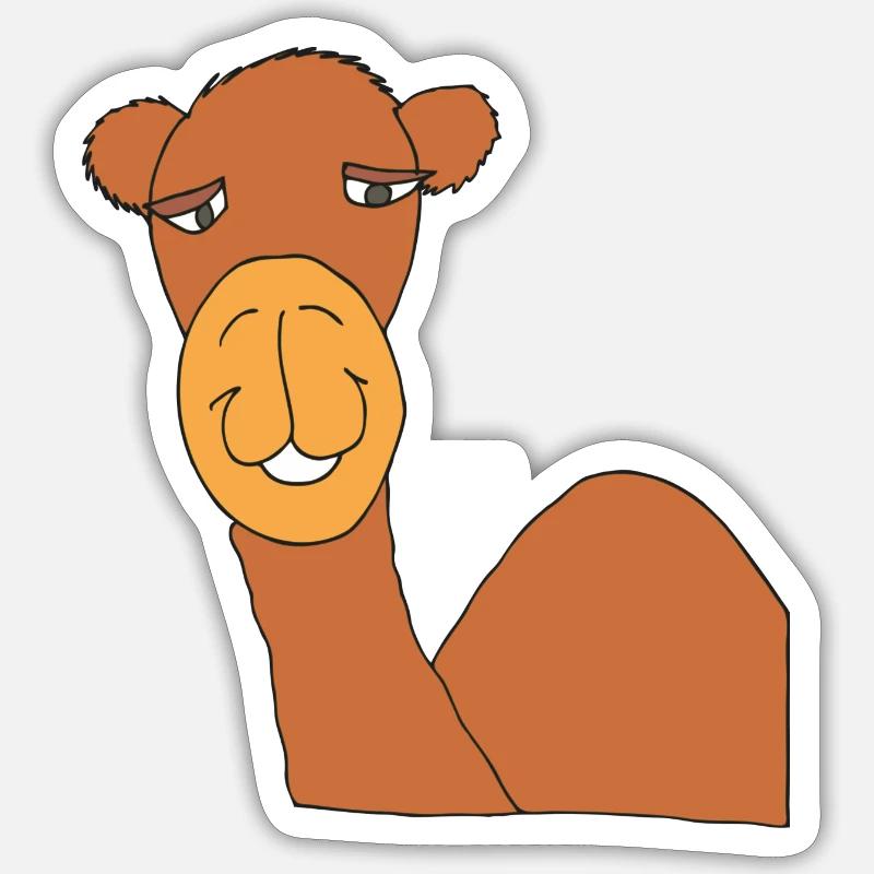 kamel Sticker Größe S (10 x 10 cm)