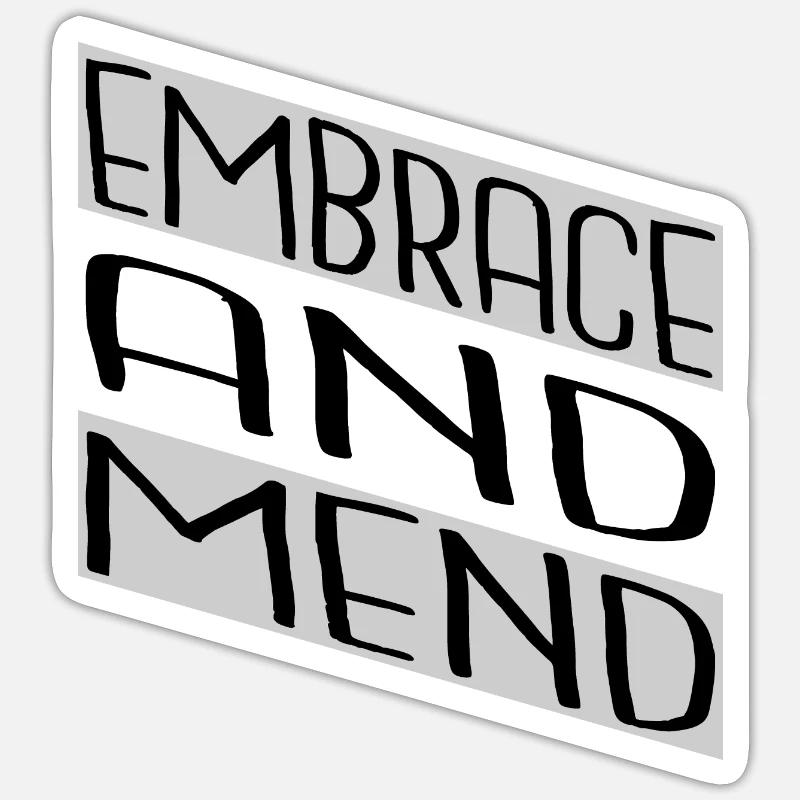 Amis solidaires Aide Hand Support System Sticker taille S (10 x 10 cm)