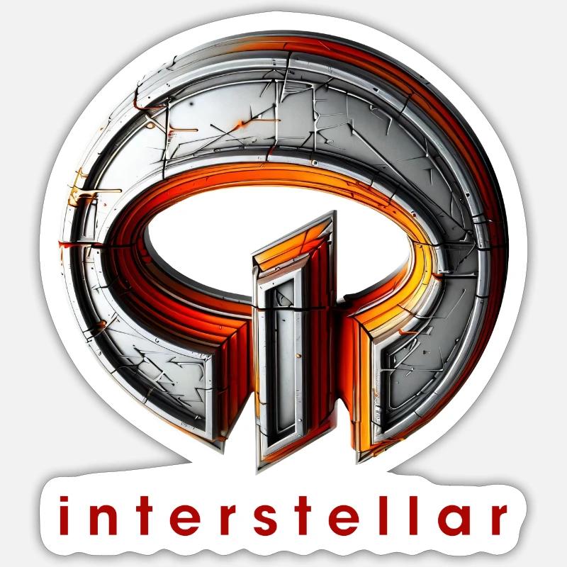 interstellar symbol design von 74elements Sticker Größe S (10 x 10 cm)