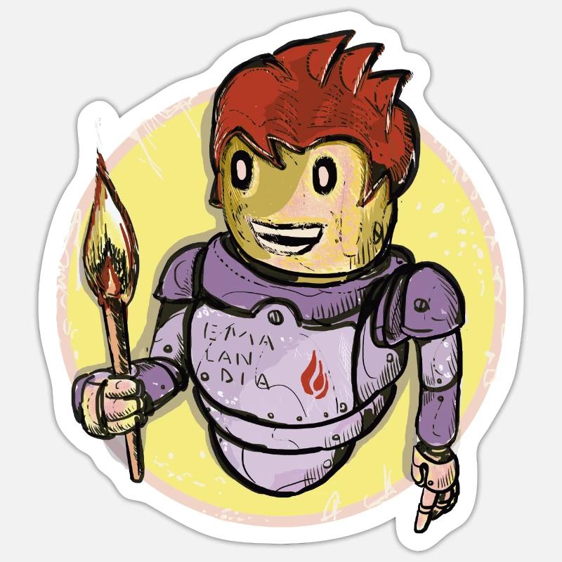 Fire Guide Sticker size S (10 x 10 cm)