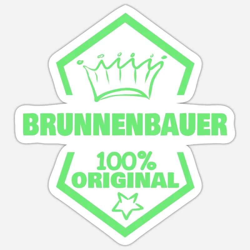 Work well builder Sticker size S (10 x 10 cm)