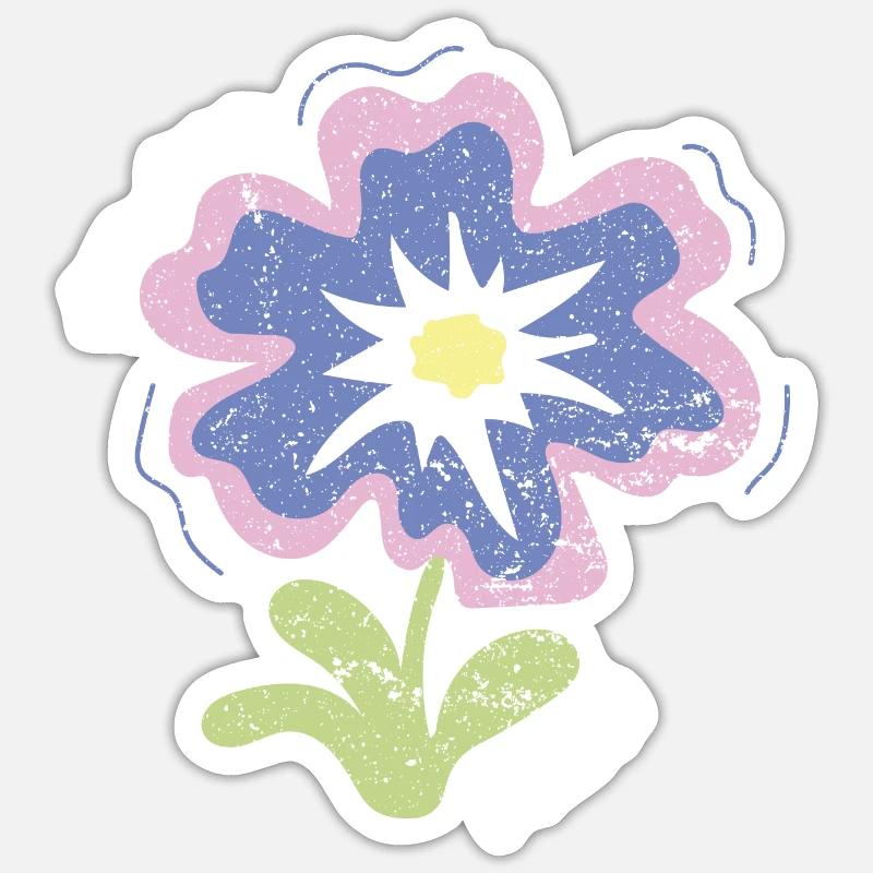 C’est le moment de fleurir Sticker taille S (10 x 10 cm)