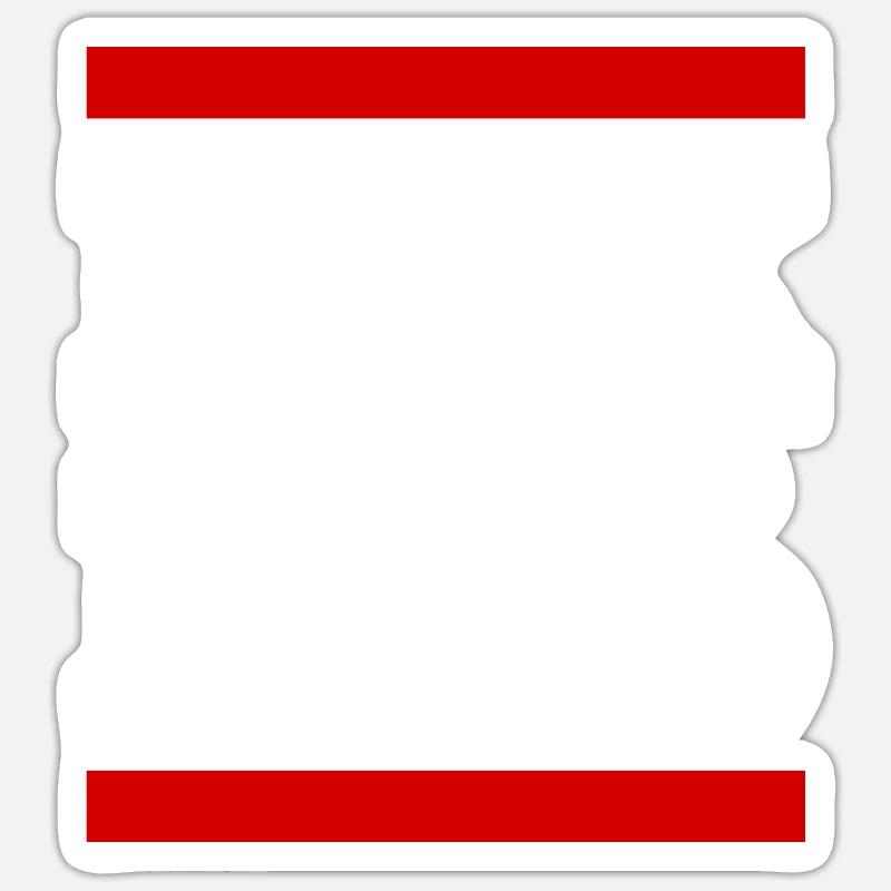 Fck fpö - Sticker taille S (10 x 10 cm) - blanc mat