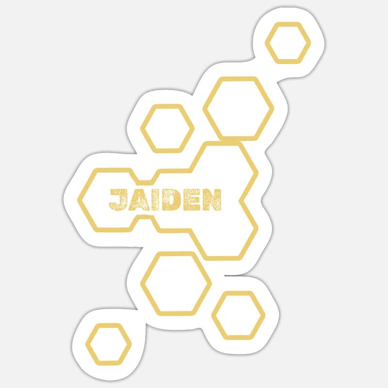 Jaiden - Sticker taille S (10 x 10 cm) - blanc mat