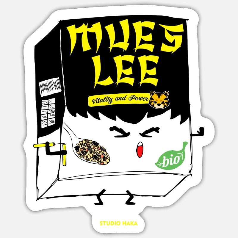 mueslee-studio haka Sticker Größe S (10 x 10 cm)