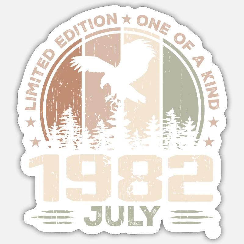 Incomparable since July 1982, 42nd Anniversary Sticker size S (10 x 10 cm)
