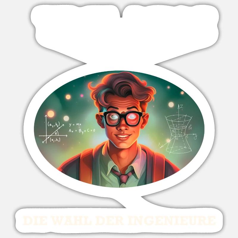 Tech Pill: Engineers' Choice - Sticker size S (10 x 10 cm) - white matte