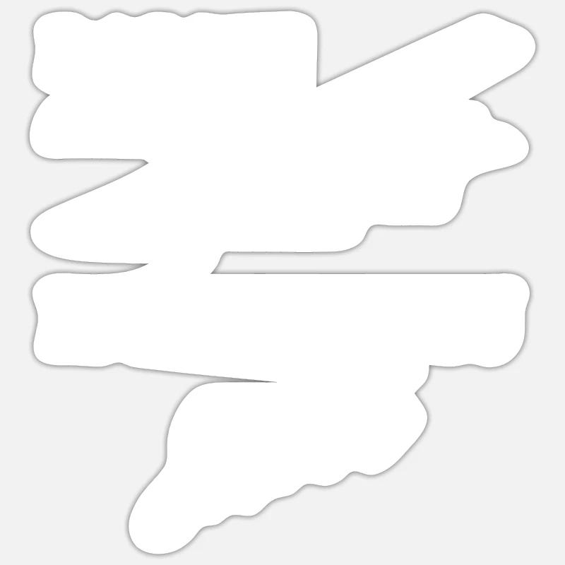 Model making - Sticker size S (10 x 10 cm) - white matte