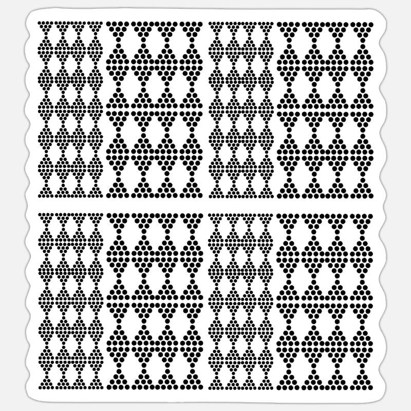 Never seen - Sticker size S (10 x 10 cm) - white matte