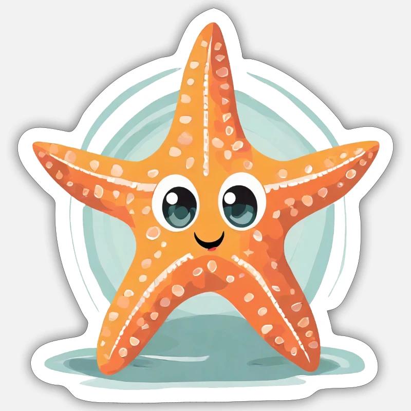 Starfish Sticker size S (10 x 10 cm)