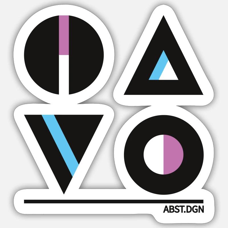 Sticker Größe S (10 x 10 cm) - 