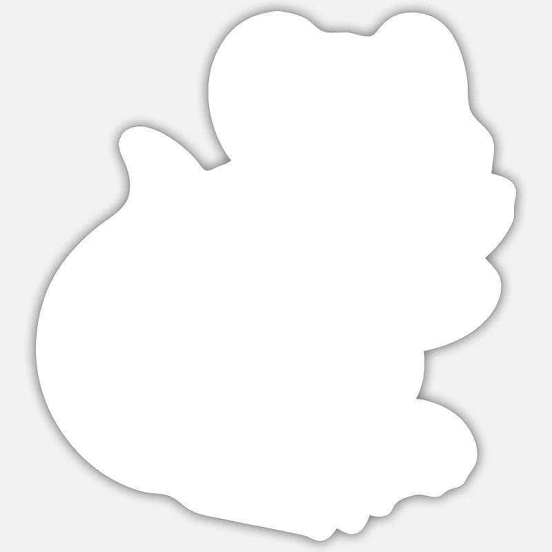 stinktier comic Sticker Größe S (10 x 10 cm)