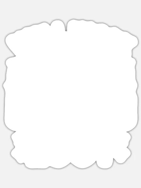 Funktioniert für Beute - Sticker Größe S (10 x 10 cm) - Mattweiß