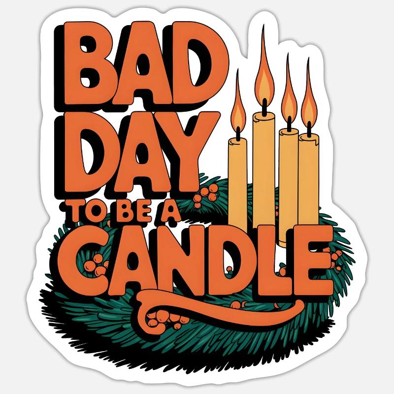 Weihnachtsfeier Pulli Heiligabend Advent Spruch Sticker Größe S (10 x 10 cm)