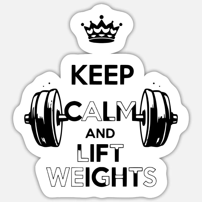 Keep Calm Sticker size S (10 x 10 cm)